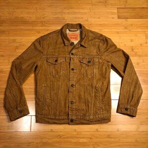 Levi's Classic Denim Jacket Medium Rusty Golden Retro Vintage Style Western
